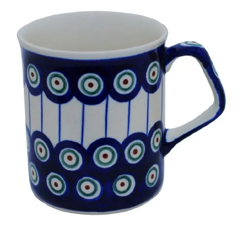 Original Bunzlauer Keramik Becher V=0.25 Liter im Dekor 8