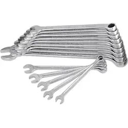 Stahlwille Ring-Maulschlüssel-Satz, lange Ausführung, 11-teilig - Sonstige Werkzeuge, langlebig und präzise gefertigt aus Chrome-Alloy-Steel für optimale Kraftübertragung und Biegefestigkeit.