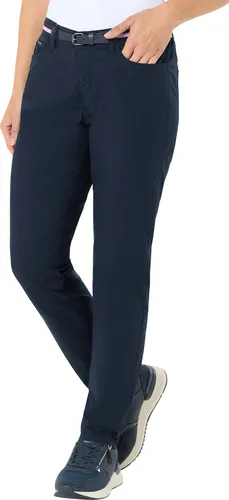Zerberus Damen Leichtgewicht-Hose mit Gürtel, bequeme Passform dank Stretch-Bund