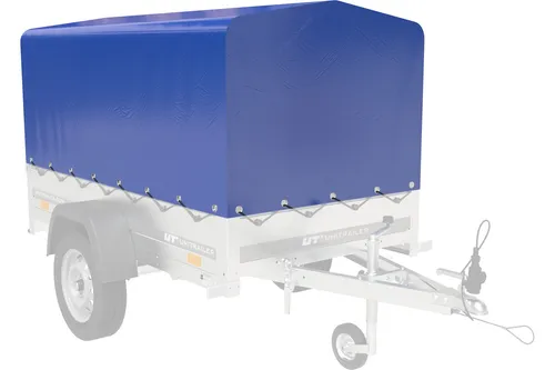 Blaue Hochplane für Garden Trailer 200 KIPP