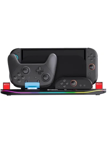 Nacon Ladegerät für Nintendo Switch 2 - Charging Station XL - Controller-Zubehör für Nintendo Switch 2, lädt bis zu 2 Paar Joy-Con und 1 Pro Controller gleichzeitig. Ideal für Gamer, die ihre Geräte stets einsatzbereit haben möchten.