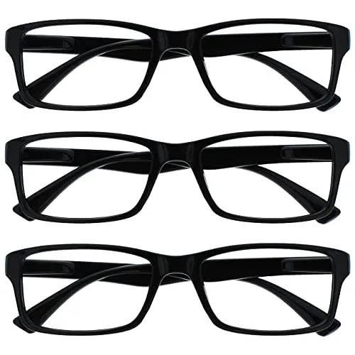 OPULIZE PEP Lesebrille für Damen und Herren in schwarz von OPULIZE