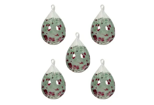 Lauschaer Glas Hängedekoration Osterei von Lauschaer Glas