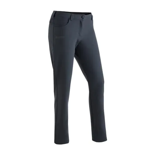 Maier Sports Charlotte - Warme Damen Wanderhose - Wasserabweisende Outdoorhose für Trekking und Hiking, ideal für kalte Tage dank stormprotec-Technologie und warmem Fleece-Innenfutter.