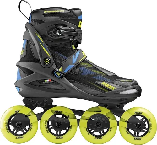 Roces Helium II TIF Unisex Inline-Skates, Schwarz-Grün, Größe 43