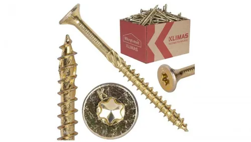 Wkręty ciesielskie z łbem stożkowym i gniazdem TORX 4,0x70 MASTER 200szt.