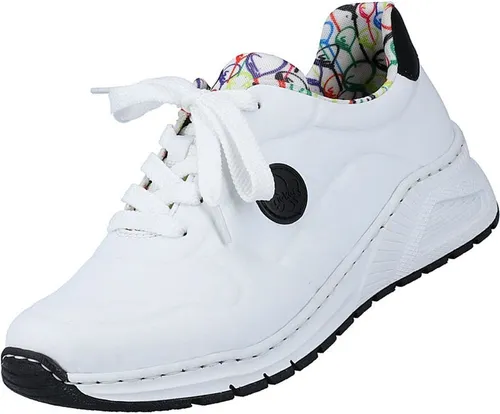 Rieker Damen Low-Top Sneaker M4903 - Damen-Sneaker mit losem Einlegesohle für individuellen Tragekomfort und modischem Design, ideal für Freizeit und Sport.