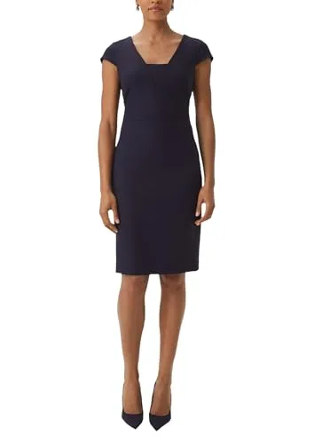 comma Elegantes Etuikleid mit Kappärmeln von comma,