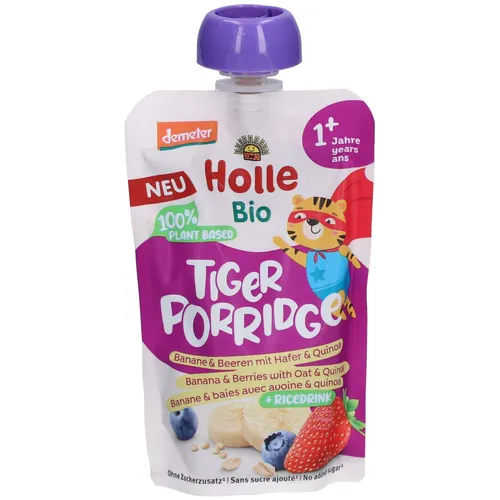 Holle Bio Tiger Porridge Banane & Beeren mit Hafer & Quinoa von HOLLE BABYFOOD