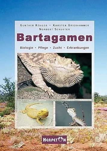 Bartagamen: Biologie, Pflege, Zucht und Gesundheit in beige von Herpeton Verlag
