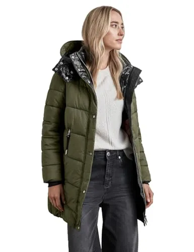 Street One Damen Steppjacke mit Abnehmbarer Kapuze - Modische Steppjacke mit abnehmbarer Kapuze, seitlichen Reißverschlusstaschen und angenehmer Fütterung für Komfort und Stil in jeder Jahreszeit.
