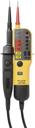 Fluke FLUKE T110 Spannungsprüfer - Messgeräte mit Spannungsanzeige bis zu 690 V, zusätzliche Funktionen im Vergleich zum Fluke T90, ideal für Elektriker.