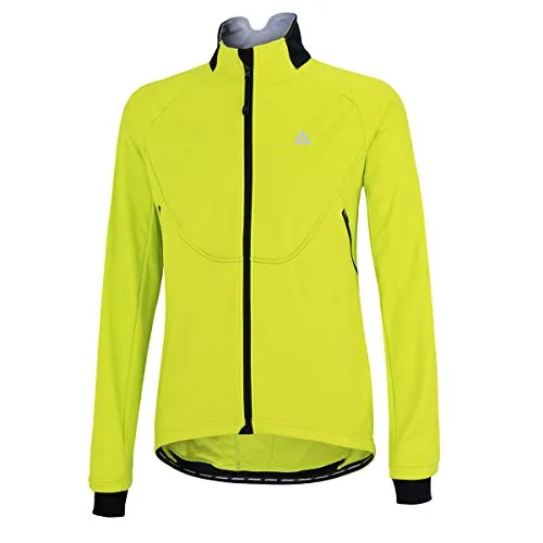 Airtracks Herren Winter Thermo Fahrradjacke Radjacke Softshelljacke Pro Line II Wasserdicht Winddicht - neon XXL