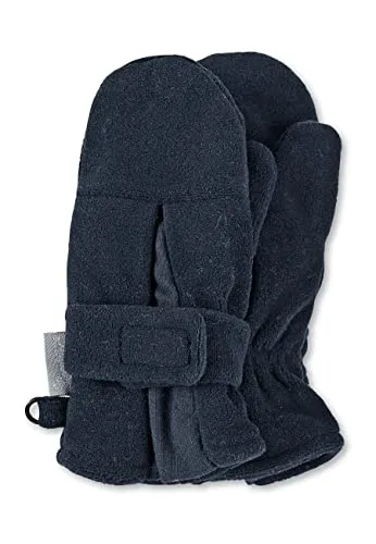 Sterntaler Fäustling mit Daumen, aus Microfleece mit Klettverschluss, gefüttert - unisex Accessoires für Babys & Kleinkinder - weich, warm und bequem - marine, Gr. 1