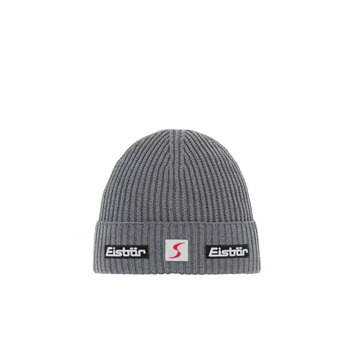 Eisbär Nordic Skipool Umschlagmütze – Strickmütze für Damen und Herren - Hochwertige Wollmütze aus Merinowolle, Made in Austria. Mit kuscheligem Futter für optimalen Kälteschutz. Einheitsgröße, ideal für Herbst und Winter.