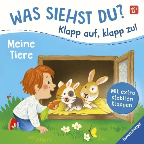 Was siehst du? Klapp auf, klapp zu. Meine Tiere