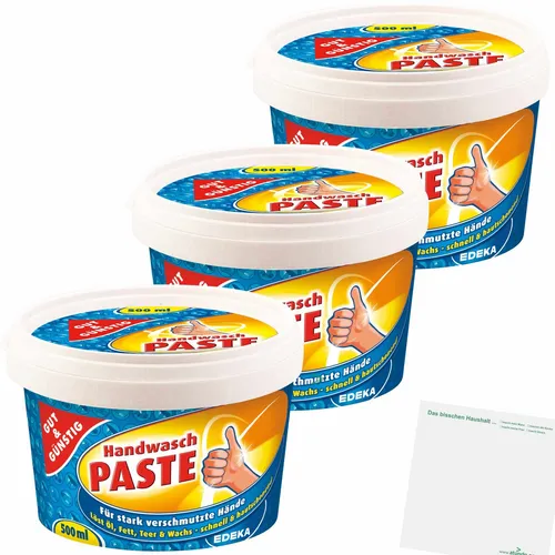 Gut&Günstig Handwaschpaste für stark verschmutzte Hände 3x500ml usy Block