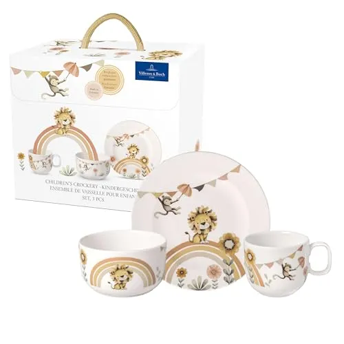 Villeroy & Boch Kindergeschirr-Set - Hochwertiges Kindergeschirr-Set aus keramik, spülmaschinenfest und ideal für eine kinderfreundliche Essenszeit.