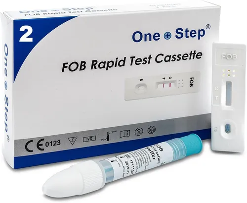One+Step Nährstoffmangeltest FOB Darmtest Schnelltest - Komplettes Set zur Früherkennung, 2-tlg.
