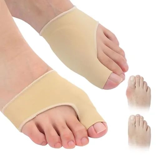 rosenice Hallux Valgus Zehenschutz Mit Zehenspreizer Und Gelpolster 2 Stück Für Großen Zeh Zur Entlastung Bei Ballen Damen Und Herren