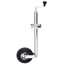 vidaXL Stützrad für Anhänger 48 mm mit Klemme - Sonstige Handwerkzeuge: Stabilisiere deinen Anhänger mit diesem verstellbaren Stützrad aus verzinktem Stahl, das rost- und witterungsbeständig ist und eine maximale Tragfähigkeit von 150 kg bietet.