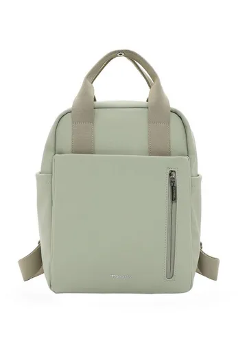 Tamaris Cityrucksack TAS Cher für Damen, pistachio 976 - Stylischer Freizeitrucksack in sanftem Pistaziengrün, ideal für den Alltag. Mit praktischer Innentasche und Reißverschluss, perfekt für Damen, die Funktionalität und Design schätzen.