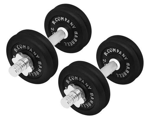 Bad Company Kurzhantel 25Kg - Kurzhantelset für Studio und Zuhause, mit hochwertigen Guss Hantelscheiben und verchromten Stangen für optimalen Grip. Ideal für effektives Krafttraining.