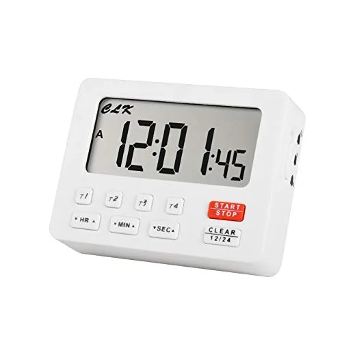 Jayron Desktop Digital Countdown Timer Küchentimer Stoppuhr,Zählen,Magnetisches Hängeloch,für Hochzeit Labor im Ruhestand Hausaufgaben Übung Sport Fitness Arbeit Kochen
