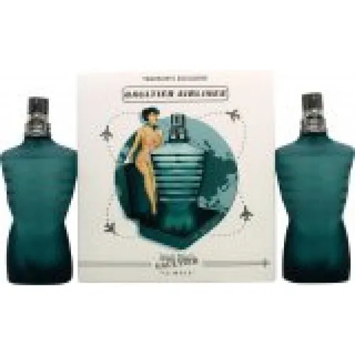 Jean Paul Gaultier Le Male Duo Eau de Toilette 2 x 40 ml Spray - Duo-Set von Jean Paul Gaultier: 2 x 40 ml Eau de Toilette für Herren. Ein einzigartiger Duft, der Frische und Eleganz vereint und ideal für den täglichen Gebrauch ist.