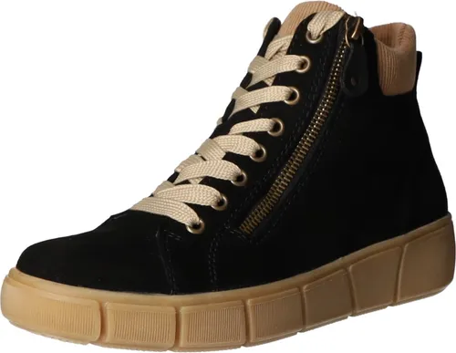 Remonte Damen High-Top Sneaker D1T70, schwarz Kombi 41 EU - Damen-Sneaker mit herausnehmbarer, schockabsorbierender Innensohle für optimale Passform und Bewegungsfreiheit. Ideal für breite Füße und komfortable Schritte.