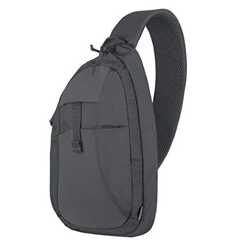 Helikon-Tex EDC Sling Backpack - Shadow Grey - Daypack mit 6.5 Liter Kapazität, robusten YKK-Reißverschlüssen und seitlichem Zugriff. Ideal für Urban Outdoor-Aktivitäten mit bequemem 3D-Mesh Schultergurt.