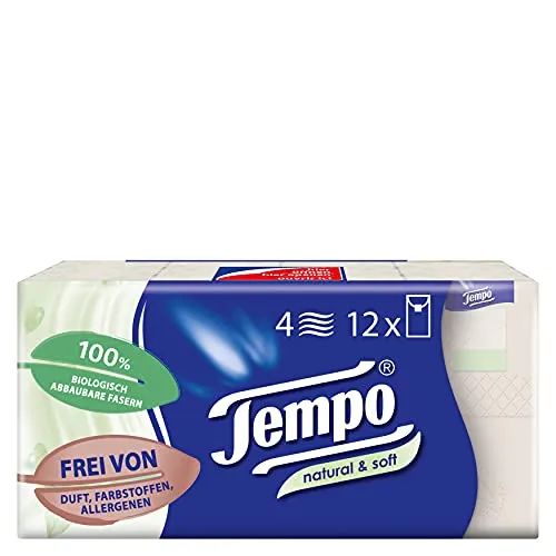 Tempo Natural und Soft, 12er Pack