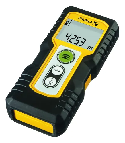 Stabila Laser-Entfernungsmesser 18816 LD 220 - 30m Messbereich, hohe Messgenauigkeit und staub- sowie spritzwassergeschütztes Gehäuse (IP54)