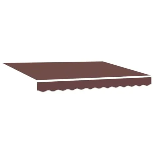 vidaXL Markisen-Ersatzstoff Braun 350 x 200 cm von vidaXL