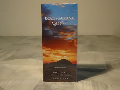 Dolce & Gabbana Light Blue Sunset Eau de Toilette - 100 ml - Eau de Toilette für Damen, erfrischender Duft für den Sommer mit fruchtigen und blumigen Noten für ein belebendes Gefühl.