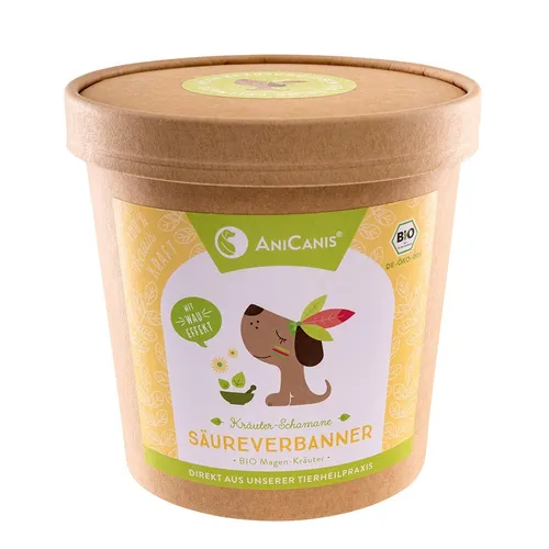 Bio Kräutermix Säureverbanner für Hunde | Magenkräuter, Übersäuerung | 100g