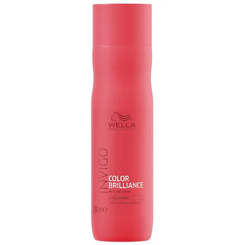 Wella Invigo Color Brilliance Shampoo für feines Haar 250ml - Shampoo für coloriertes Haar mit Limettenkaviar, schützt die Farbe und sorgt für brillanten Glanz. Ideal für feines Haar.