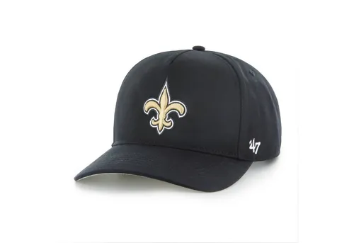 '47 NFL New Orleans Saints Hitch RF Unisex Baseball Cap - Hüte, Kappen & Mützen für Baseball-Fans, verstellbarer Snapback-Strap für perfekten Sitz und stylisches Team-Logo in Schwarz.