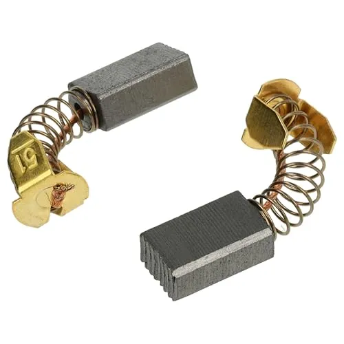 vhbw 2X Kohlebürste 5 x 8 x 12,8 mm kompatibel mit Makita 65100B, 6904, 6500B, 6801, 8419, 8413, 6701, 6700, 8419B, 9030, 8400 Elektrowerkzeug