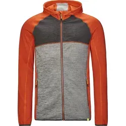 Killtec Mikan Powerstretchjacke Herren - Orange - 3XL - Funktionsjacken mit Kapuze, elastischem Material und seitlichen Reißverschlusstaschen für optimalen Tragekomfort bei Sport und Freizeit.