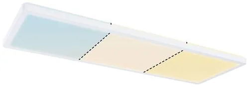 Paulmann 79927 LED Panel Atria Shine 580x200mm - Lampen: 3-Step-Dim Deckenleuchte mit hoher Lichtausbeute und feiner Lichtstreuung, ideal für warmweißes Licht in jedem Raum.