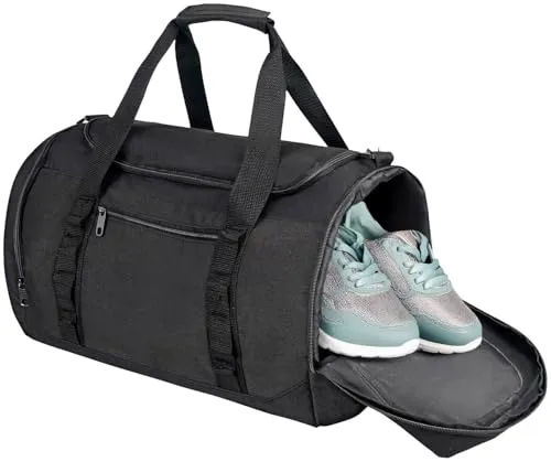 Xcase Tasche mit Naßfach: Sport- und Reisetasche für Damen und Herren mit Schuh- und Nassfach (Reisetasche mit Schuhfach, Sporttasche Bodenfach, Schuhe)