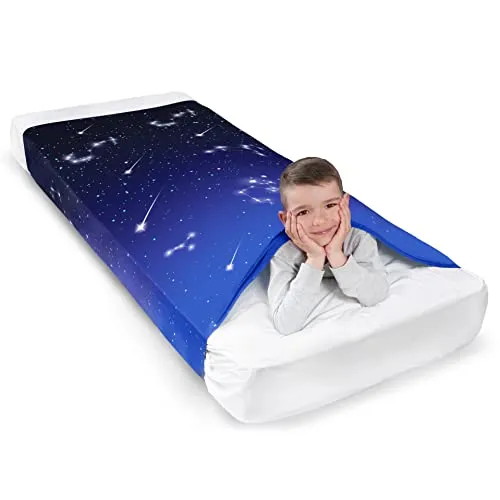 Sensorische Kompressionsdecke mit Sternenmotiv