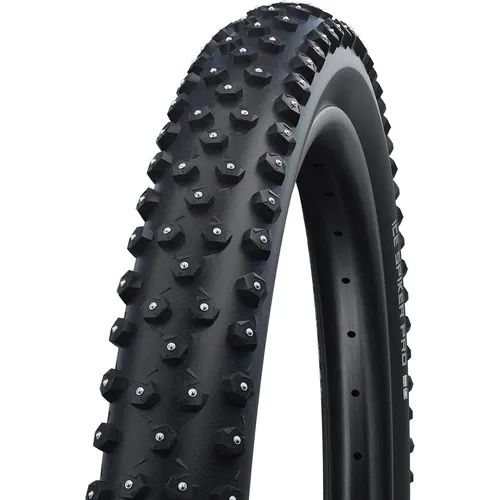 Schwalbe 57-622 ICE SPIKER PRO 29x2.25 Faltreifen - Fahrradreifen für Winterbedingungen, ausgestattet mit Spikes für optimalen Grip auf Eis und Schnee - ideal für sichere Fahrten im Winter.