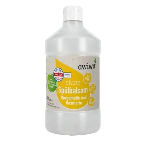 awiwa Spülbalsam Shine Bergamotte & Rosmarin - 0,5 Liter von awiwa