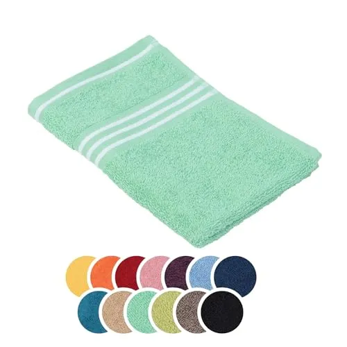 liebling Gästetuch Baumwolle, Serie Santos, 500 gr. / m², 30 x 50 cm, Ökotex, 60 Grad, saugstark, schnelltrocknend, Farbe: Mint