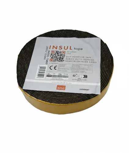 NMC Kautschuk Klebeband 15m x 50mm x3mm Tape Flex Brandklasse B-s3, d0