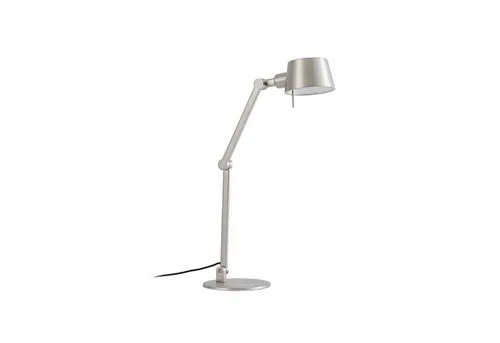 Lucande Schreibtischlampe Silka, moderne Metallleuchte mit 15 W LED - Die elegante Tischlampe Silka aus Metall in satinierter Nickeloptik bietet vielseitige Beleuchtung für Arbeitszimmer und Wohnzimmer. Mit 330 Grad Schwenkbereich ermöglicht sie eine flexible Lichtausrichtung für jeden Bedarf.