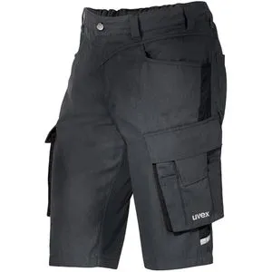 Uvex Arbeitshose Bermuda perfeXXion Herren, kurze Hose, schiefer, Größe 50 - Arbeits- & Schutzkleidung mit 2 Cargotaschen, dehnbarem Hosenbund und strapazierfähigem Material für höchsten Tragekomfort bei der Arbeit.