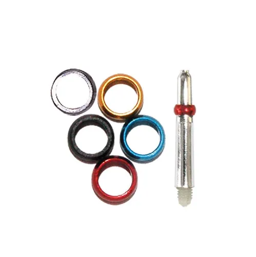 BULL'S Shaft Aluminiumring - rot -- 1 Satz